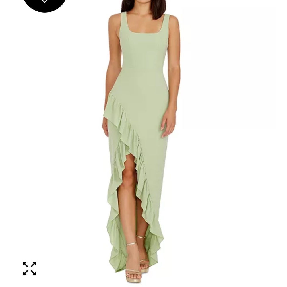 Dress The Population Sage Ruffled Dress XS